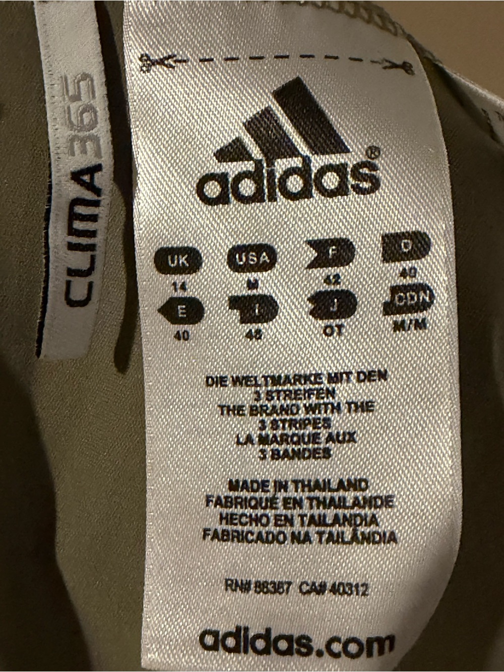 adidas Olive Green Pleated Athletic Skort - Picture 2 of 2